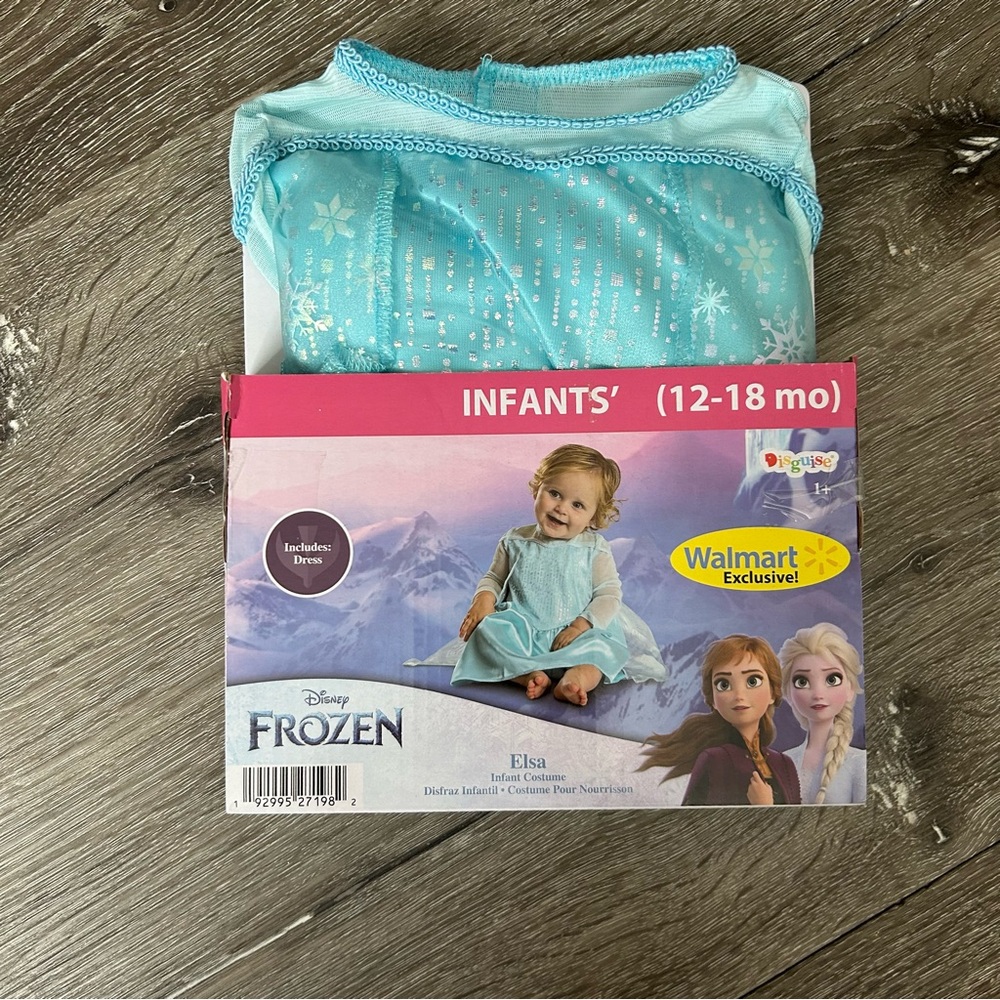 NWT 12-18 Months Disney Frozen Elsa Dress Halloween Costume